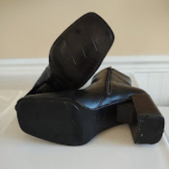 Black High Chunky Boots - Picture 5 of 5